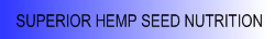 Hemp Seed Nutrition